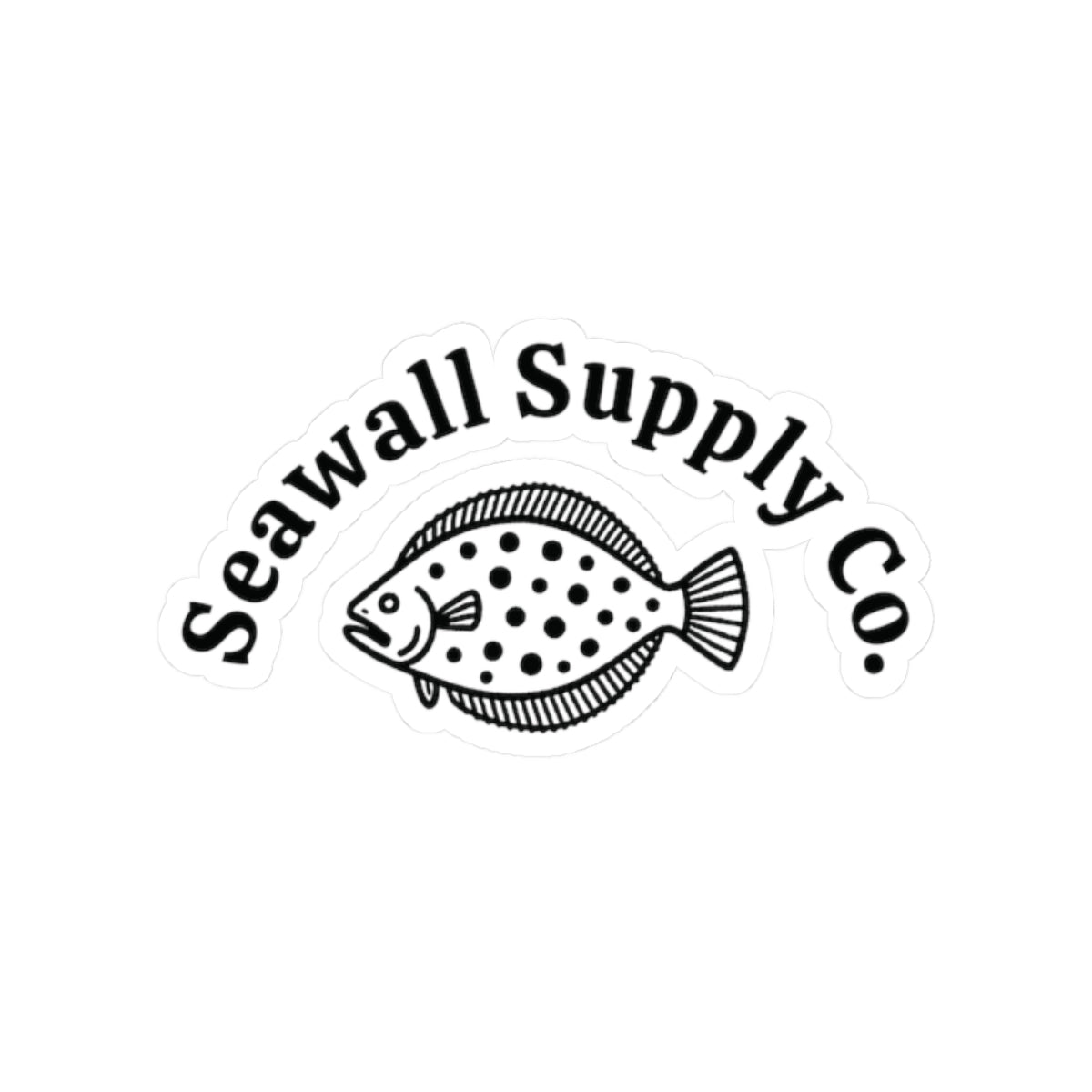 The Flounder Sticker