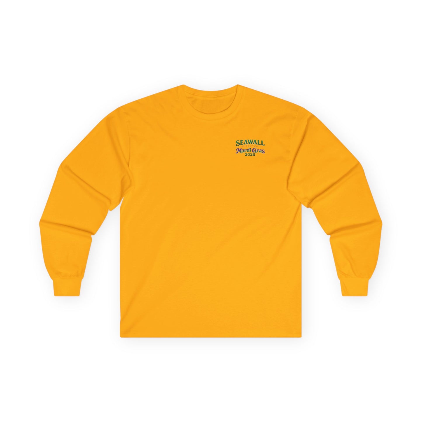 Mardi Gras Seawall Long Sleeve Tee