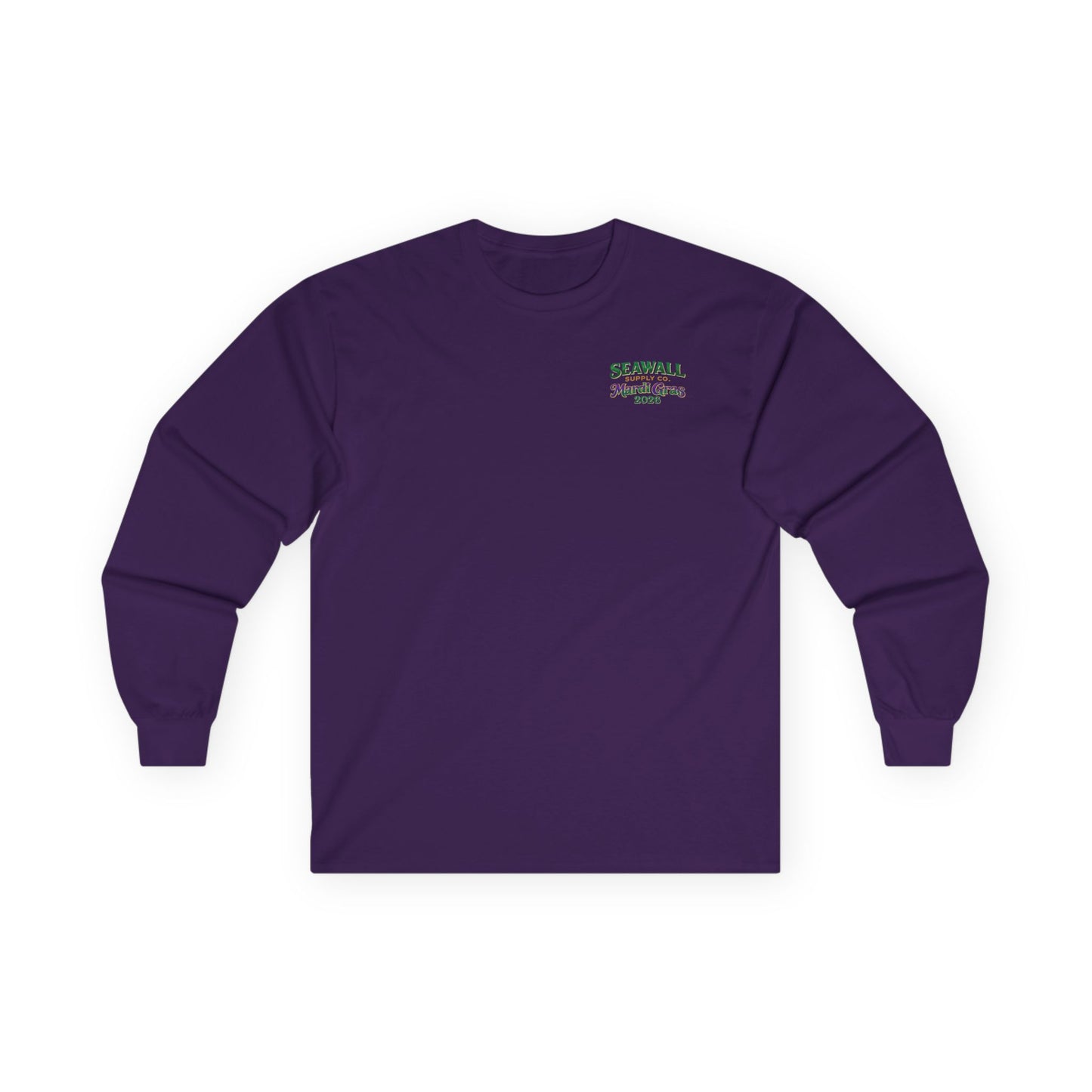 Mardi Gras Seawall Long Sleeve Tee