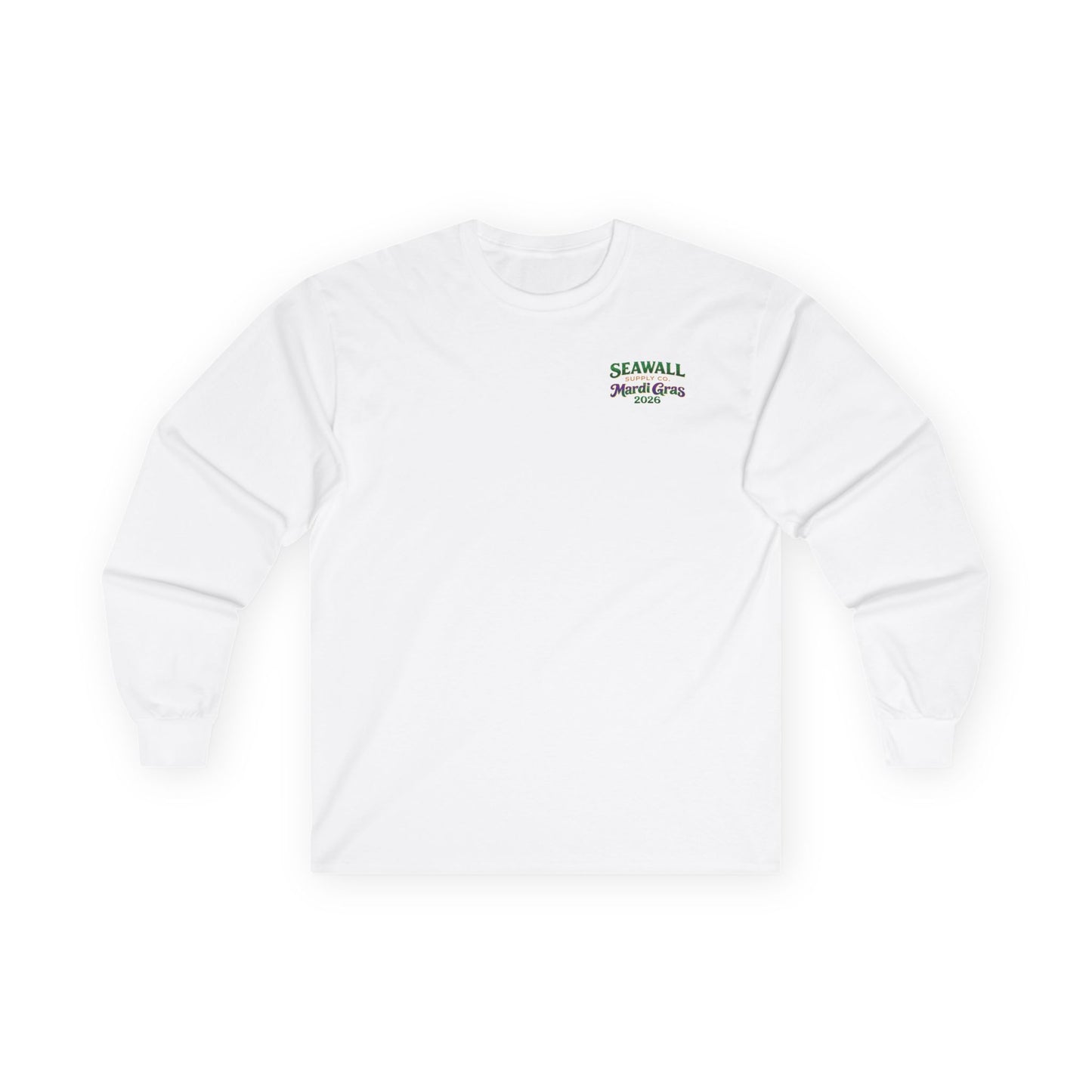 Mardi Gras Seawall Long Sleeve Tee