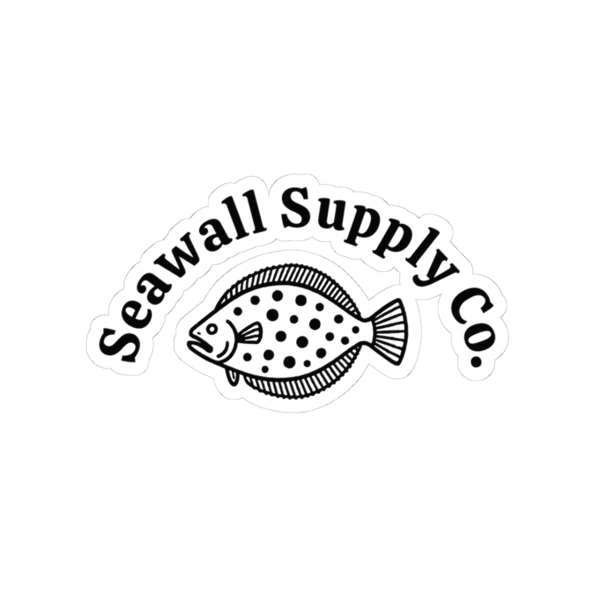 The Flounder Sticker